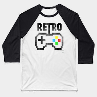 Pixelated Gamer Baseball T-Shirt